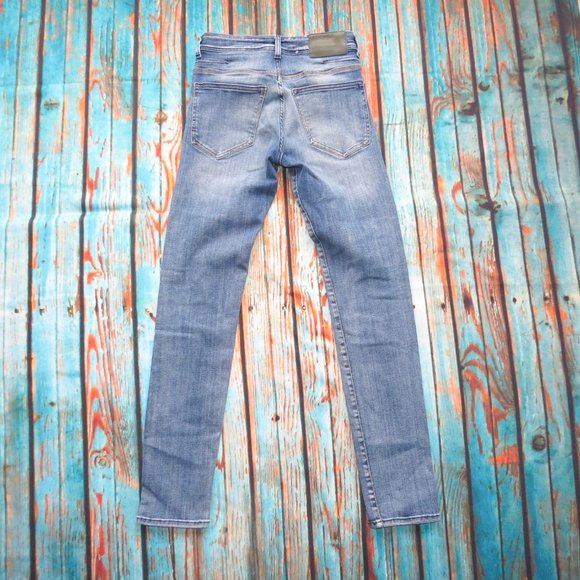 H&M Tech Stretch 28x32 Slim Fit Low Waist Jeans - Picture 2 of 8